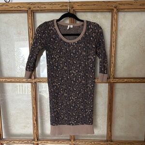 Animal print dress